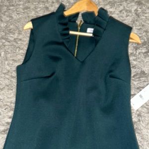 Calvin Klein dark green dress